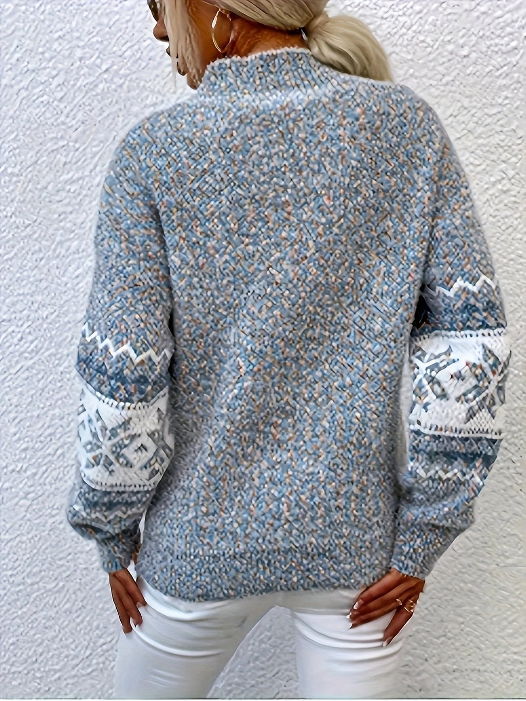 Winter Snowflake Sweater | Cozy Comfort for Cold Days