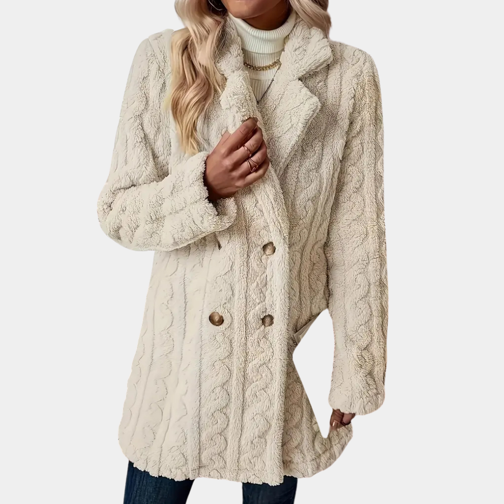 Twisted Faux Fur Winter Coat | Elegance and Warmth Combined