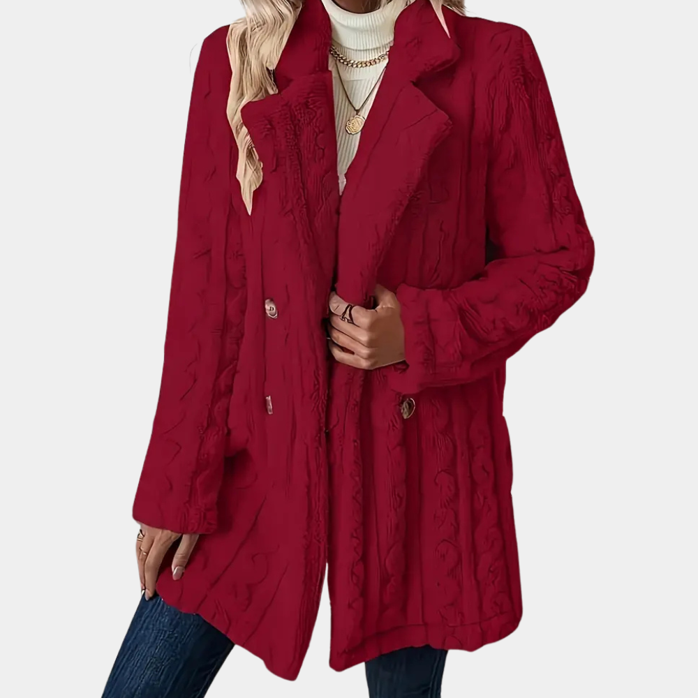 Twisted Faux Fur Winter Coat | Elegance and Warmth Combined