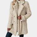 Twisted Faux Fur Winter Coat | Elegance and Warmth Combined
