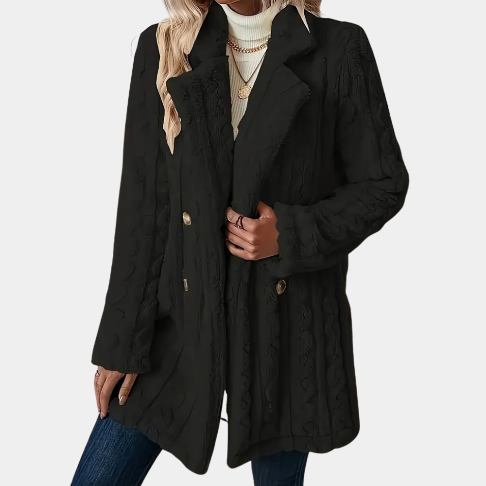 Twisted Faux Fur Winter Coat | Elegance and Warmth Combined