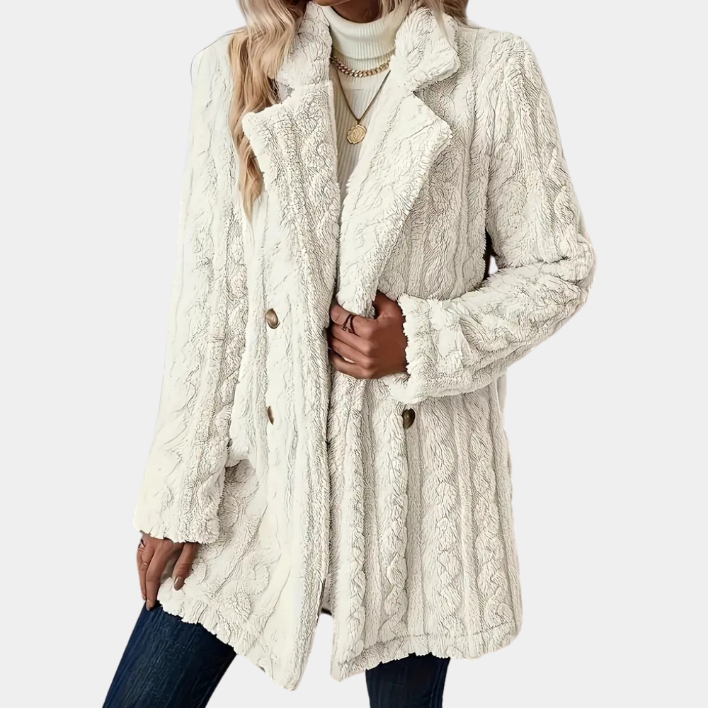 Twisted Faux Fur Winter Coat | Elegance and Warmth Combined